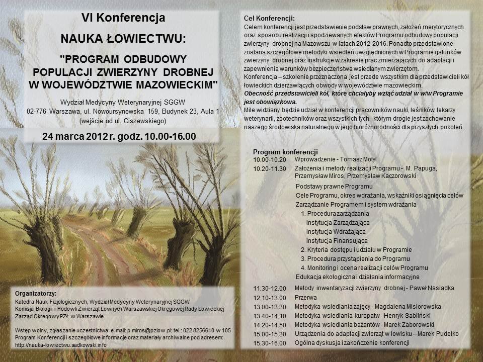 Program konferencji 2012